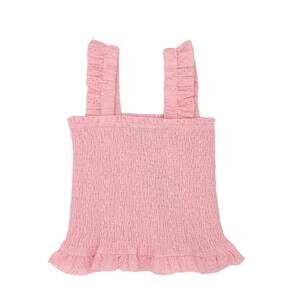 NEW LITTLE OLIN girl's smocked top in pink